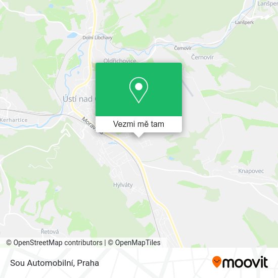 Sou Automobilní mapa