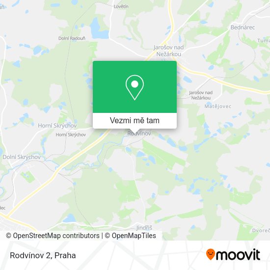 Rodvínov 2 mapa