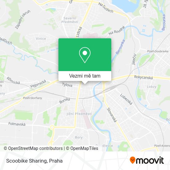 Scoobike Sharing mapa