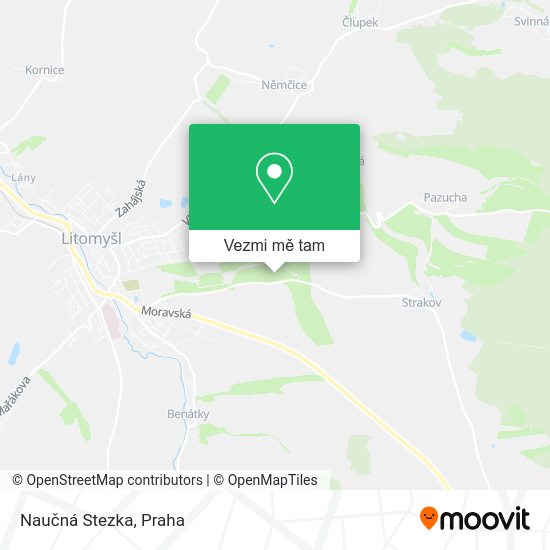 Naučná Stezka mapa