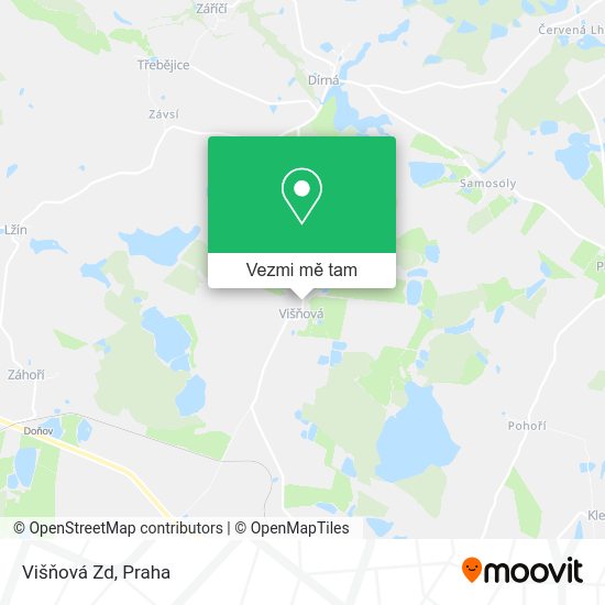 Višňová Zd mapa