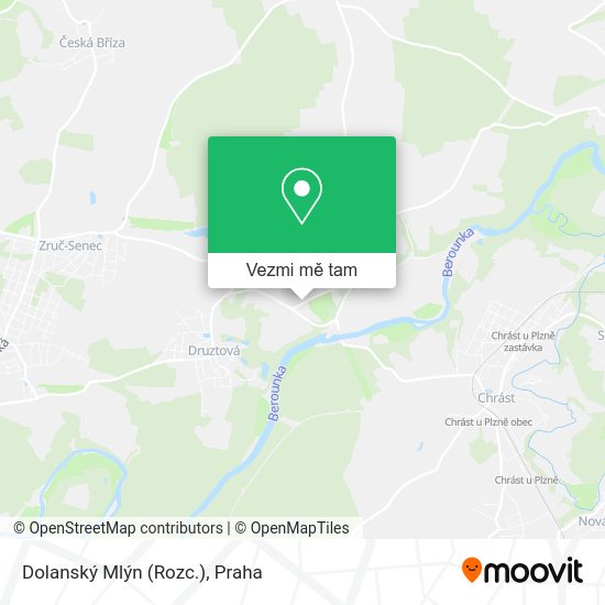 Dolanský Mlýn (Rozc.) mapa