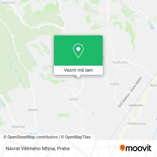 Návrat Větrného Mlýna mapa