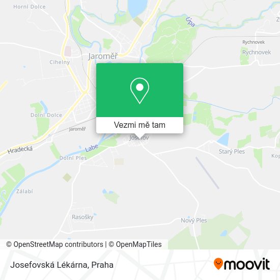 Josefovská Lékárna mapa