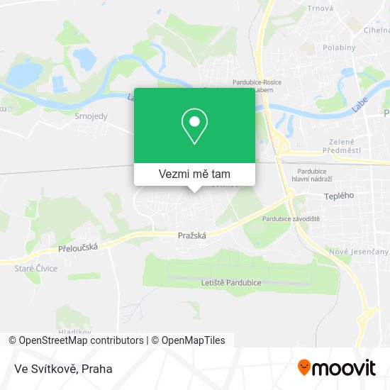 Ve Svítkově mapa