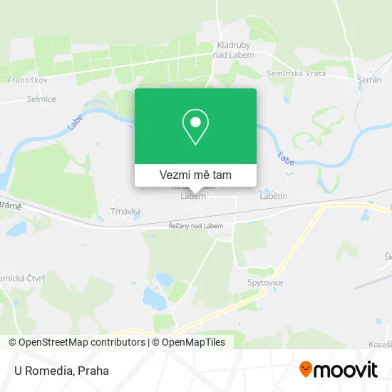 U Romedia mapa