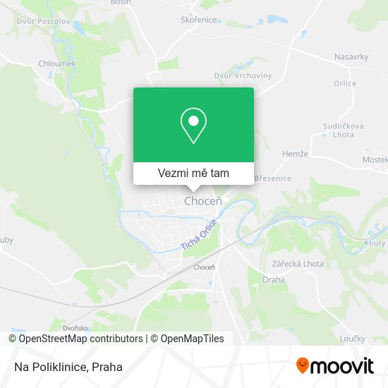 Na Poliklinice mapa