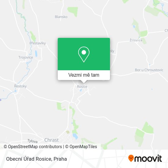Obecní Úřad Rosice mapa