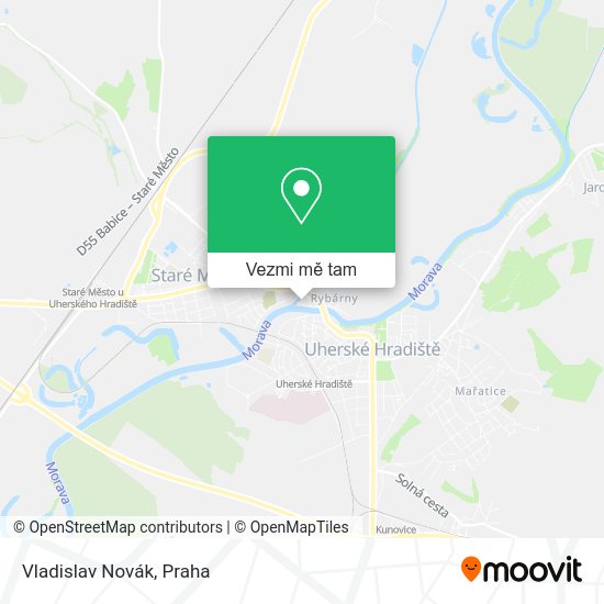 Vladislav Novák mapa