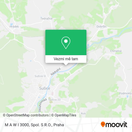 M A W I 3000, Spol. S R.O. mapa