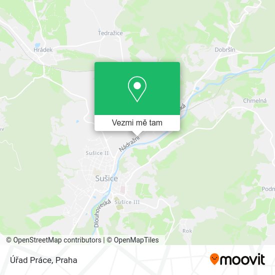 Úřad Práce mapa