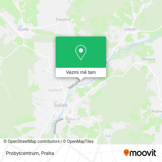 Probytcentrum mapa