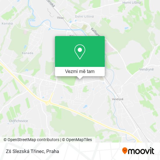 Zš Slezská Třinec mapa