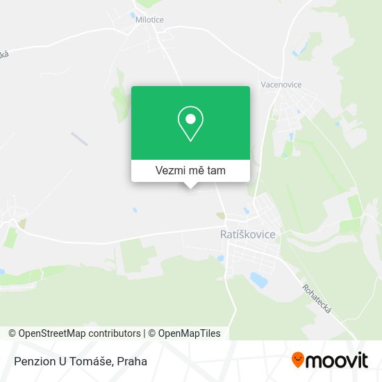 Penzion U Tomáše mapa