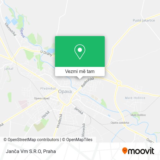 Janča Vm S.R.O mapa
