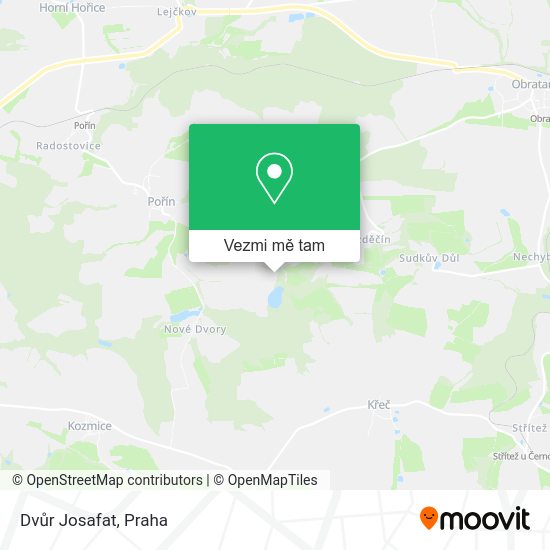 Dvůr Josafat mapa