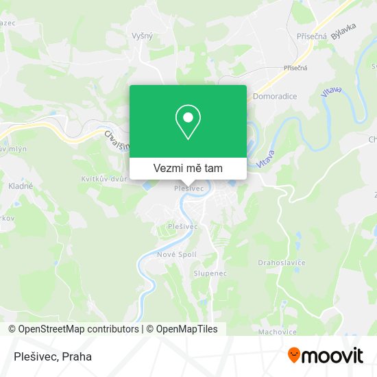 Plešivec mapa