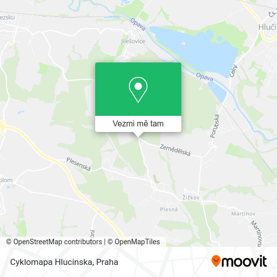 Cyklomapa Hlucinska mapa