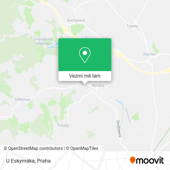 U Eskymáka mapa