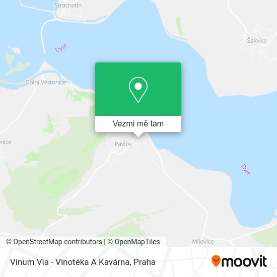Vinum Via - Vinotéka A Kavárna mapa