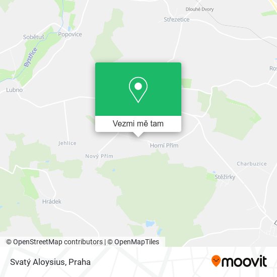 Svatý Aloysius mapa