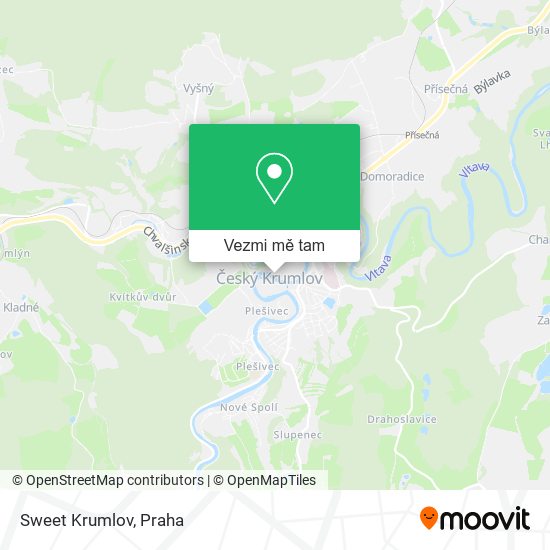 Sweet Krumlov mapa