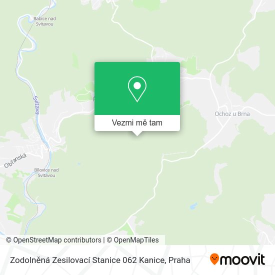 Zodolněná Zesilovací Stanice 062 Kanice mapa