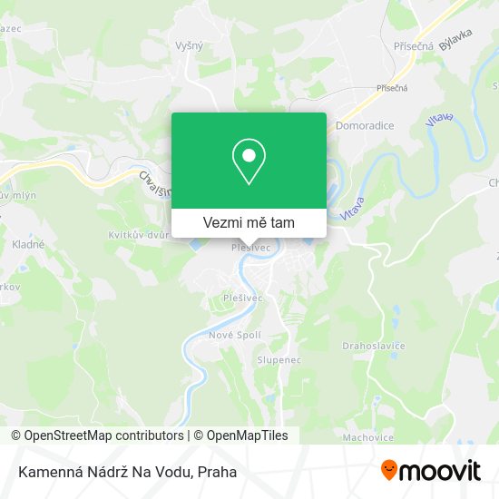 Kamenná Nádrž Na Vodu mapa