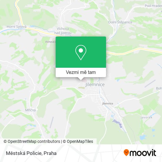 Městská Policie mapa