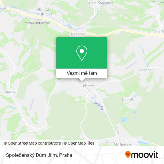 Společenský Dům Jilm mapa
