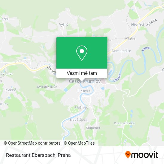 Restaurant Ebersbach mapa