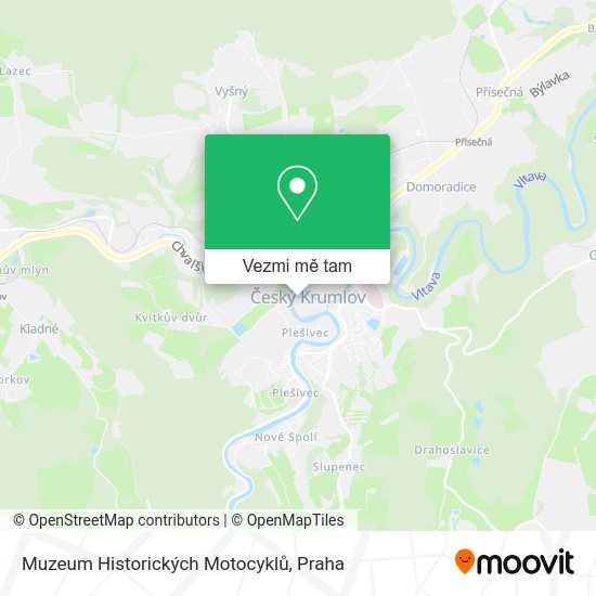Muzeum Historických Motocyklů mapa