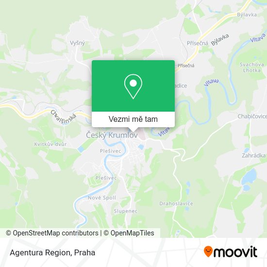 Agentura Region mapa