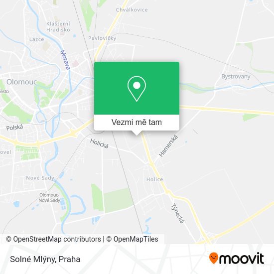 Solné Mlýny mapa