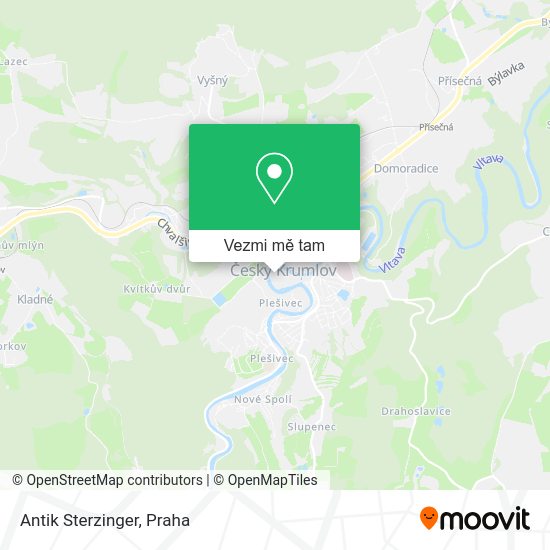 Antik Sterzinger mapa