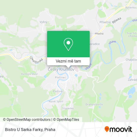 Bistro U Sarka Farky mapa