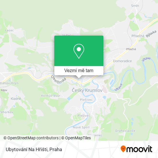 Ubytování Na Hřišti mapa