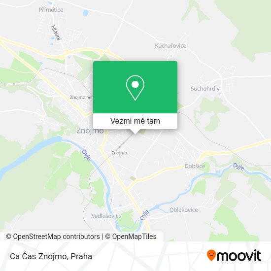Ca Čas Znojmo mapa