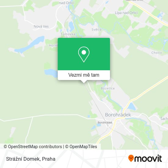 Strážní Domek mapa