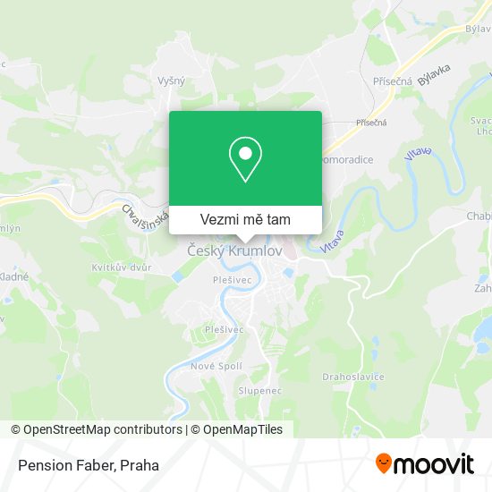 Pension Faber mapa
