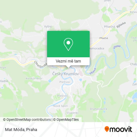 Mat Móda mapa