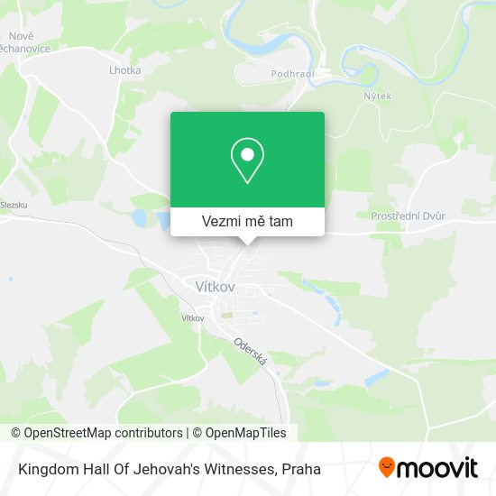 Kingdom Hall Of Jehovah's Witnesses mapa