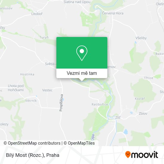 Bílý Most (Rozc.) mapa