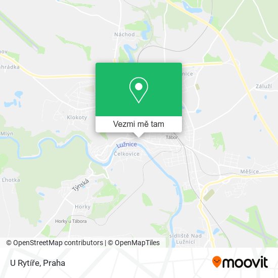 U Rytíře mapa