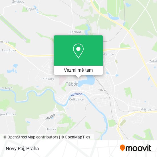 Nový Ráj mapa