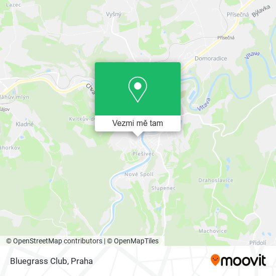 Bluegrass Club mapa