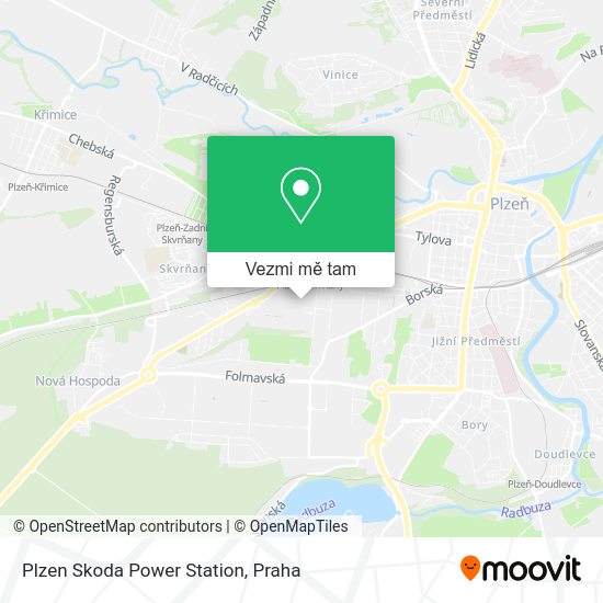 Plzen Skoda Power Station mapa
