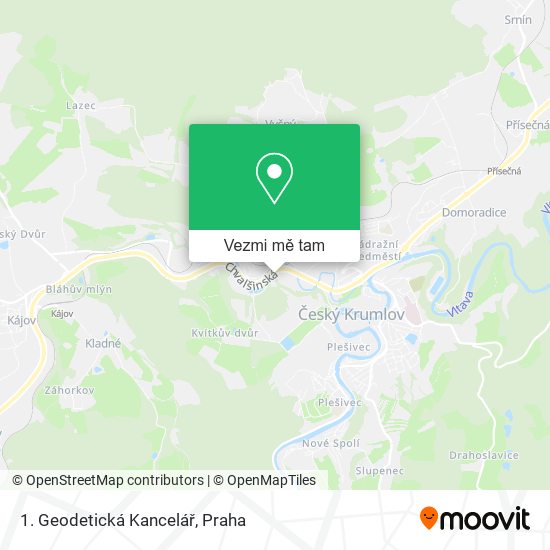 1. Geodetická Kancelář mapa