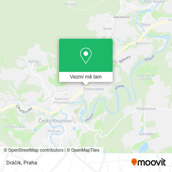 Dráčik mapa