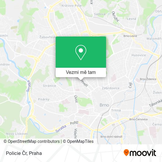 Policie Čr mapa